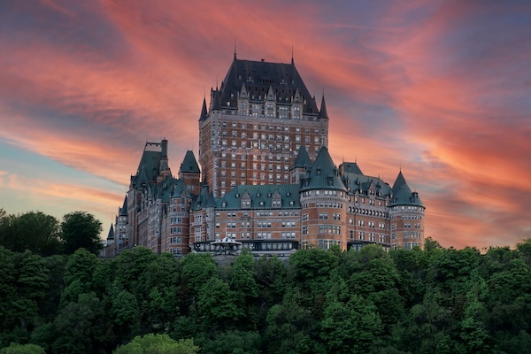 Come Full Circle Images of The magnificent Chateau Frontenac in Quebec City, where Rebecca Dalton celebrates her 100th birthday.