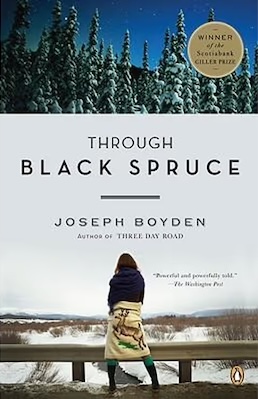 Through black spruce - one of the Canadian novels on my bookshelf